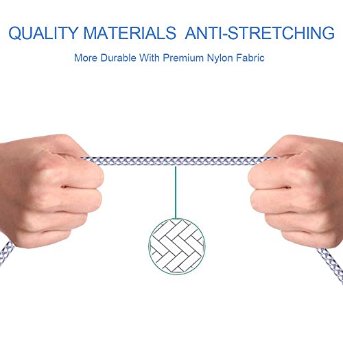 TAKAGI [MFi Certified] iPhone Charger 3PACK 6FT Cable