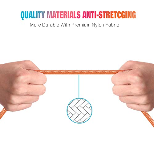 MFi Certified 10FT Nylon Braided Lightning Cable (3 Pack)