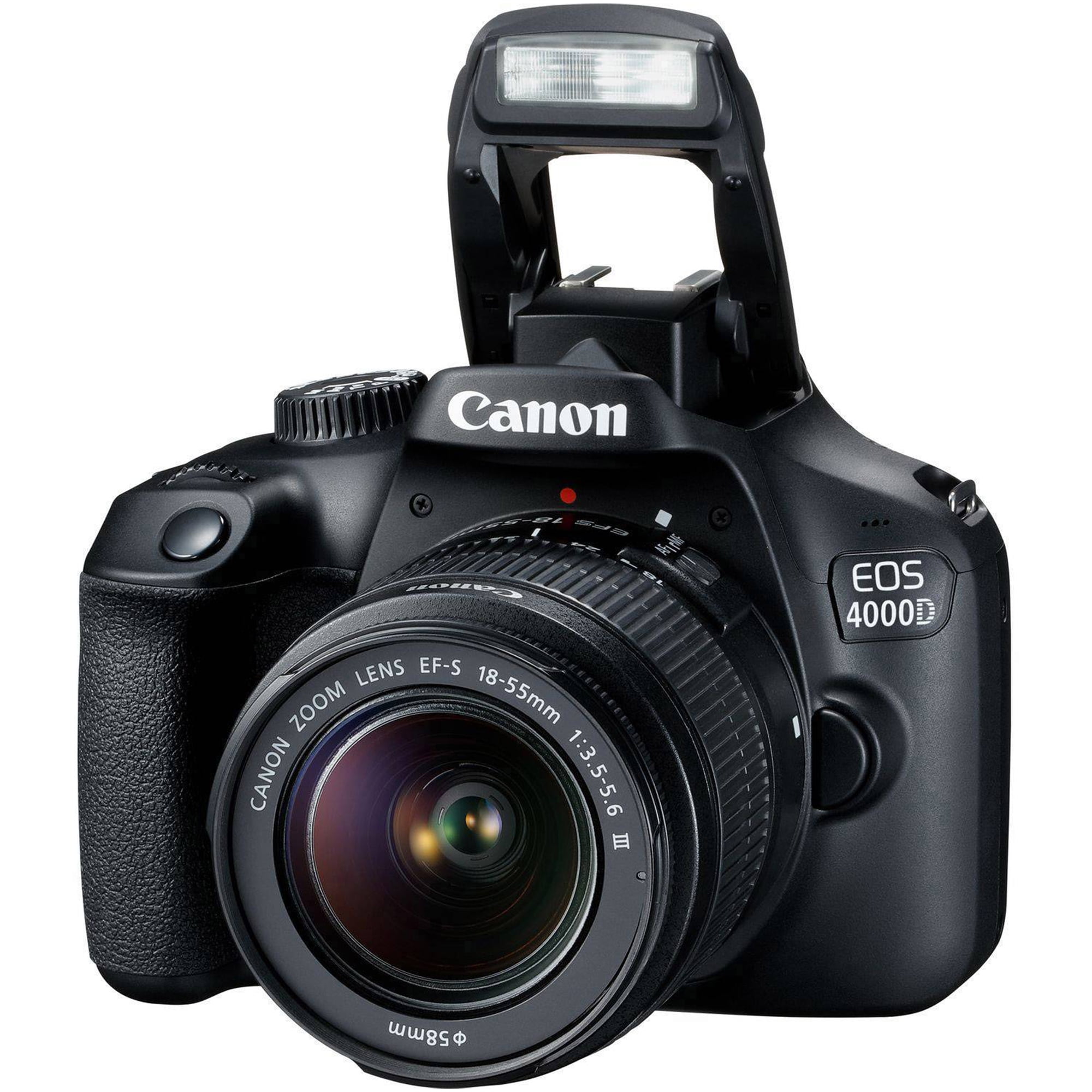 Canon EOS 4000D DSLR Camera Bundle - 18-55mm Lens