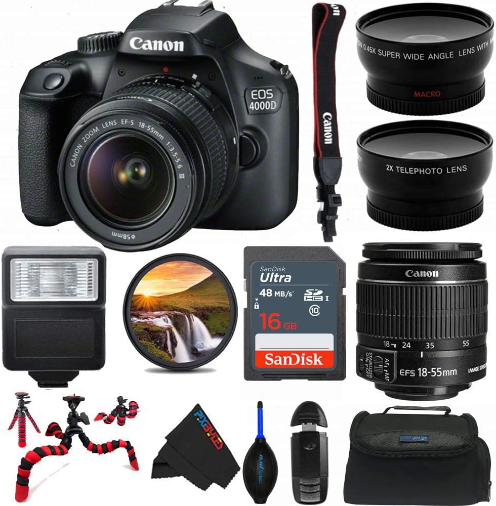 Canon EOS 4000D DSLR Camera with 18-55mm Lens