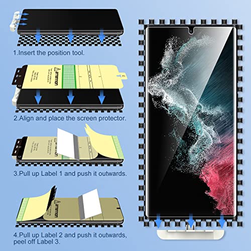 3-Pack Screen Protector for Samsung Galaxy S22 Ultra