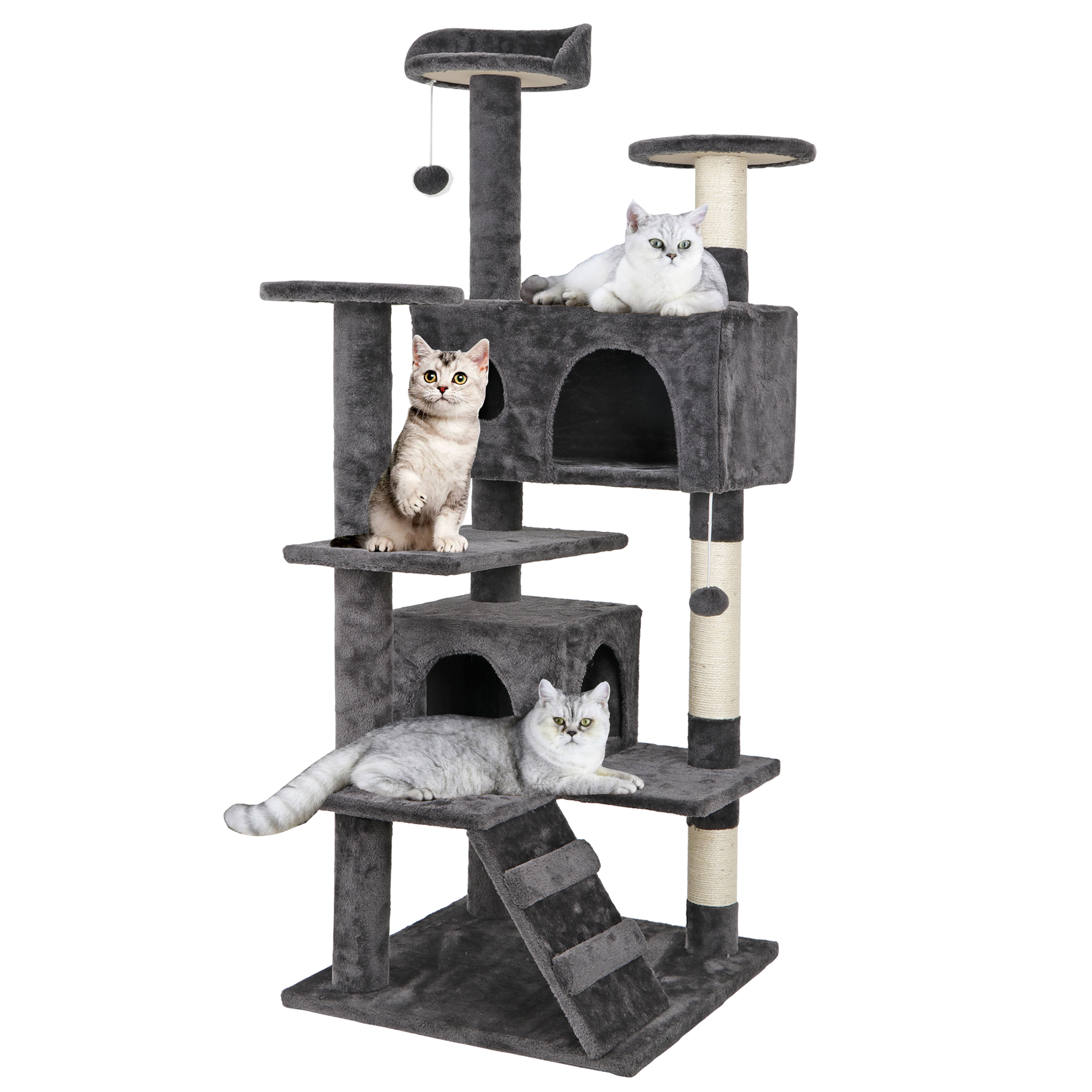 ZENY Cat Tree with Condos and Scratching Post