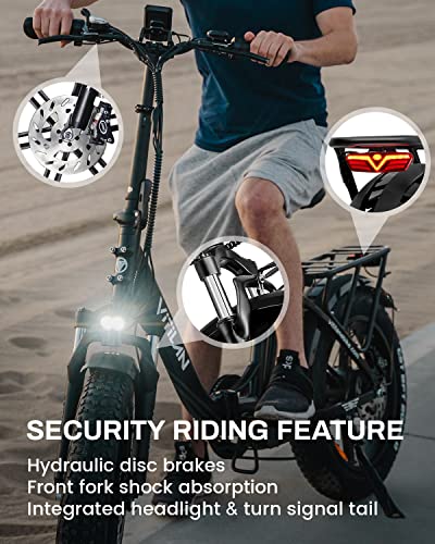 VITILAN U7 750W Folding eBike, 20'' Fat Tire