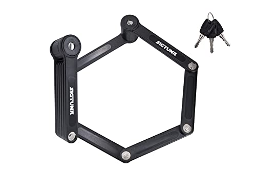 SIGTUNA Foldable Bike Lock - Heavy-Duty Steel - Anti-Scratch