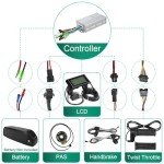Voilamart 1000W E-Bike Conversion Kit with LCD Display