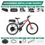 Voilamart 1000W E-Bike Conversion Kit with LCD Display