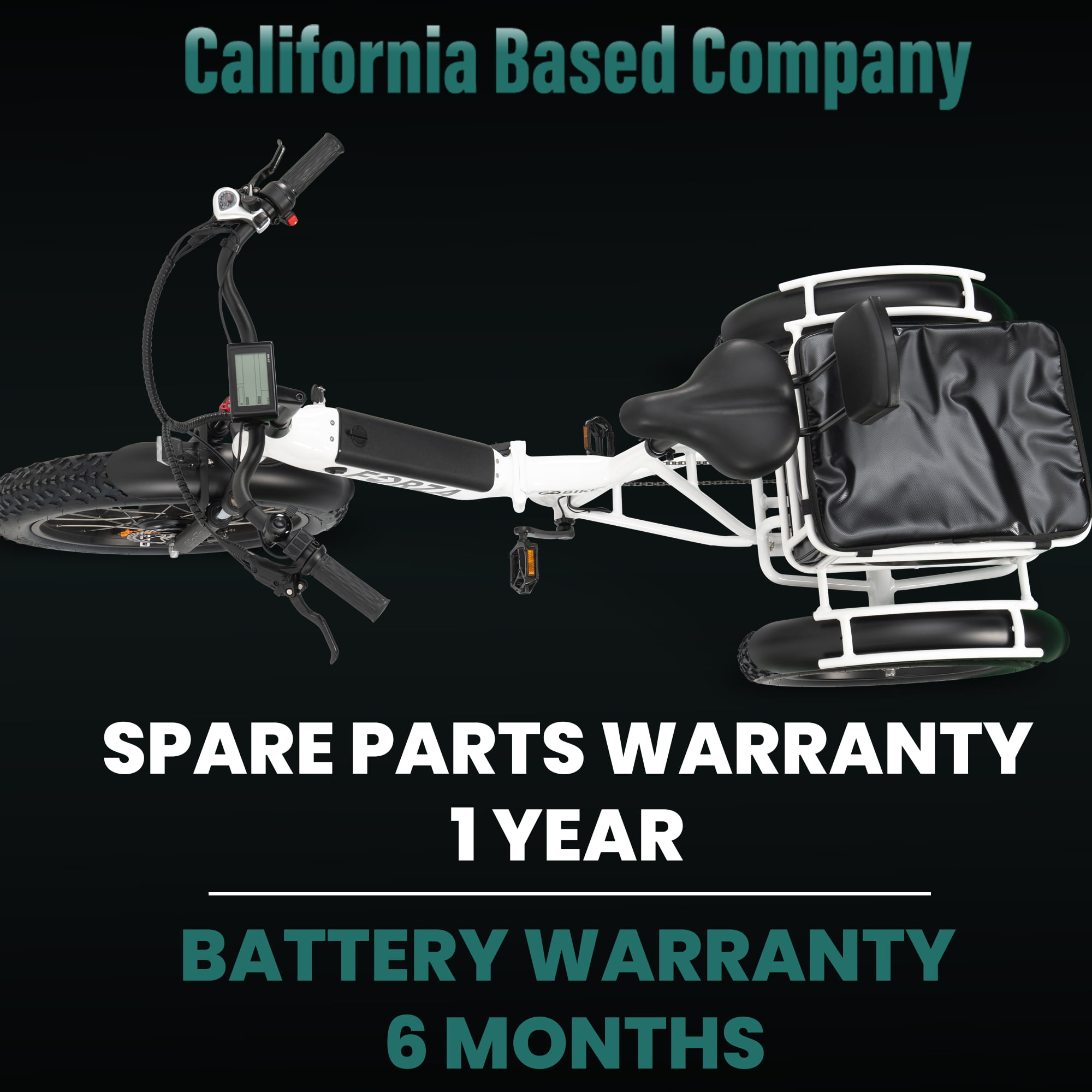 Electric Trike - 3 Wheel Motorized eBike