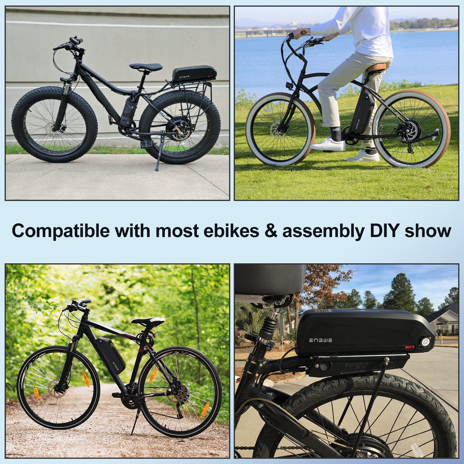 ENGWE Electric Bike Battery Li-ion 48V 13AH