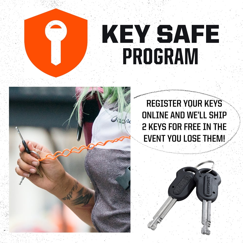 Kryptonite U-Lock with Bike Security Cable