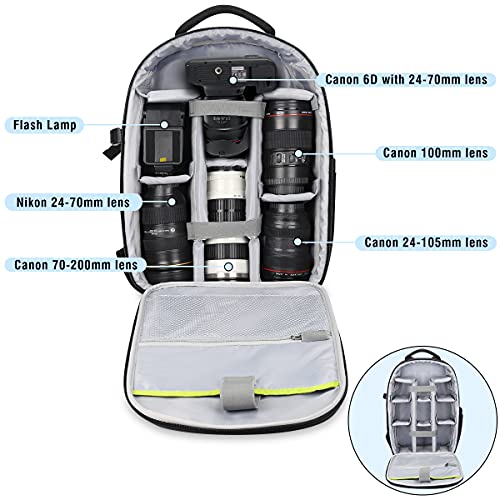 Waterproof Camera Backpack for Canon/Nikon