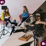 Dimmerable LED Photography Lighting Kit with Tripod