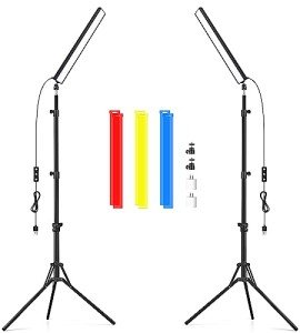 Obeamiu 2 Pack LED Video Light Kit