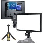 RALENO LED Video Light for Photography & Live Streaming