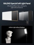 RALENO LED Video Light for Photography & Live Streaming