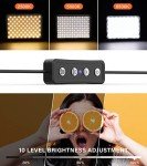 LED Video Lighting Kit with Adjustable Tripod