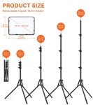 LED Video Lighting Kit with Adjustable Tripod