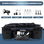 YOREPEK Large Tripod Carrying Case for Studios