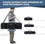 YOREPEK Large Tripod Carrying Case for Studios