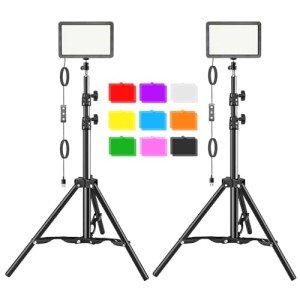 Hagibis LED Video Lighting Kit with Color Filters