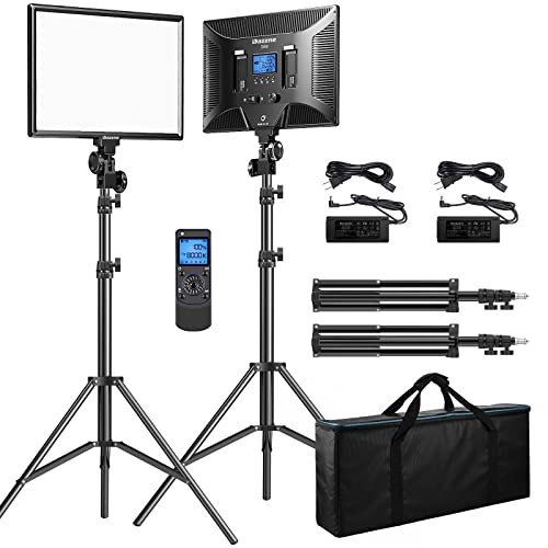 Dazzne D50 LED Video Light Panel - 2 Pack