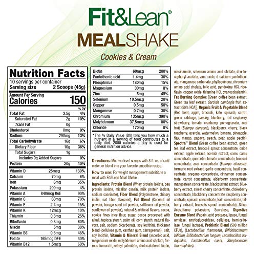Fit & Lean Meal Shake: Fat-Burning with Protein