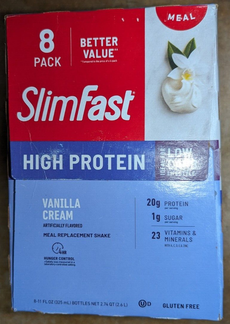 Vanilla Cream High Protein Meal Replacement Shake