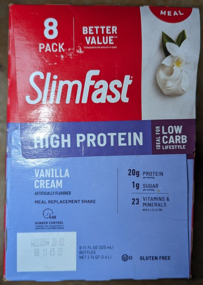 Vanilla Cream High Protein Meal Replacement Shake