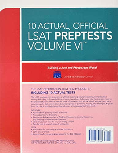 LSAT PrepTests Volume VI: Tests 72-81