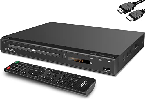 MEGATEK Region-Free DVD Player with HDMI & CD Player