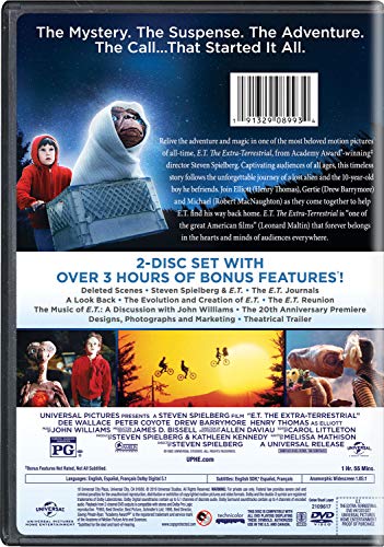 E.T. The Extra-Terrestrial Film DVD