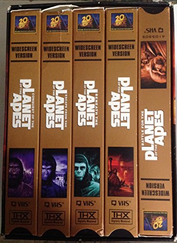 Planet of the Apes Collection Widescreen VHS Videos