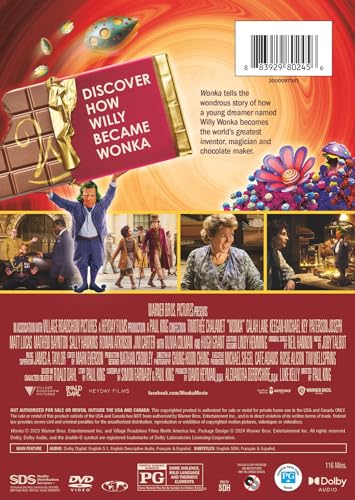 Wonka DVD: Classic Family-Friendly Fantasy Film