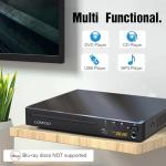 LONPOO DVD Player with HDMI and Microphone Port