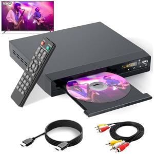 Tojock DVD Player with HD 1080p Up-Conversion