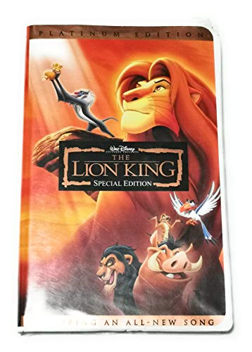 The Lion King Special Edition VHS tape offer