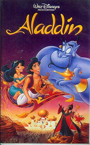 Aladdin VHS Tape Disney Classic Family Film