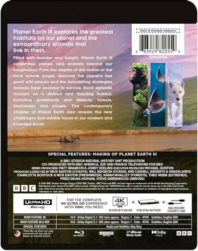 Planet Earth III in Stunning 4K UHD/Blu-ray