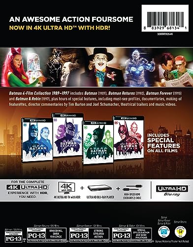 Batman Collection in Stunning 4K UHD Format
