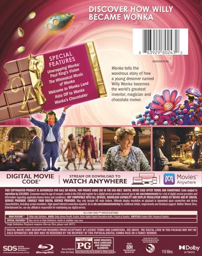 Wonka - Blu-ray + Digital Copy