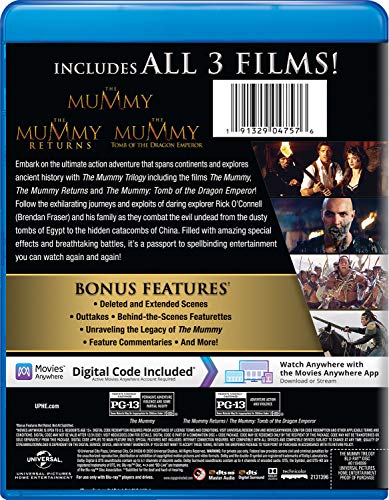The Mummy Trilogy Blu-ray + Digital Bundle