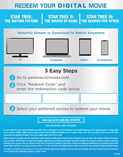 Star Trek 10 Film Collection Blu-ray + Digital