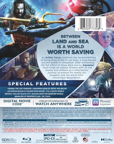 Aquaman and Lost Kingdom Bundle: Blu-ray + Digital