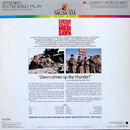 Red Dawn Laserdisc - Vintage Action Movie Classic