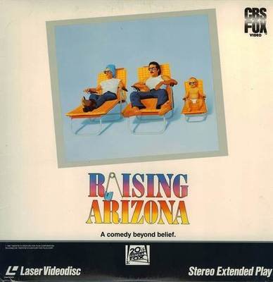RAISING ARIZONA - 12" Laserdisc - Classic 1987