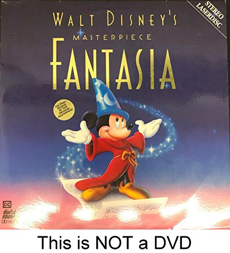 12" Fantasia Laserdisc Movie - Limited Edition Disney Classic