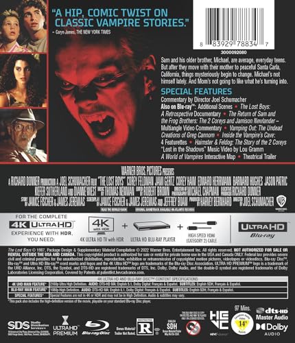 Lost Boys Ultimate Multiformat Bundle: 4K UHD + Blu-ray + Digital