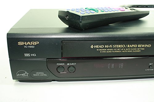 Sharp Model VC-H992U Hi Fi Stereo VCR Player