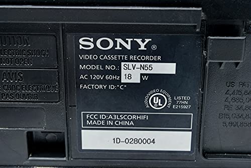 Renovated Sony SLV-N55 4-Head Hi-Fi VCR