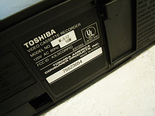 Toshiba W512 Hi-Fi VCR Player