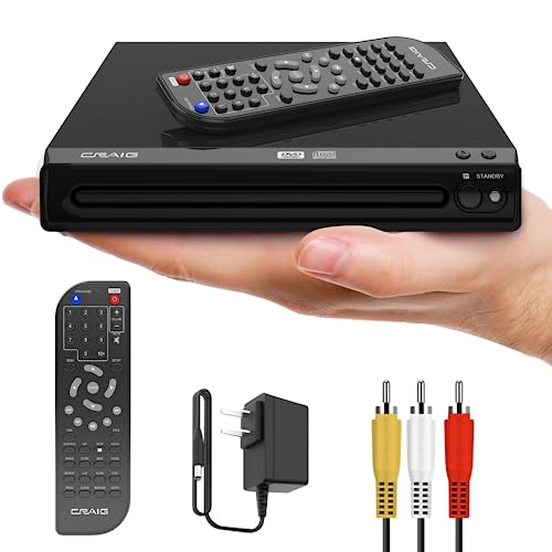 Craig Compact DVD/CD Player with Remote, Single (CVD512a)